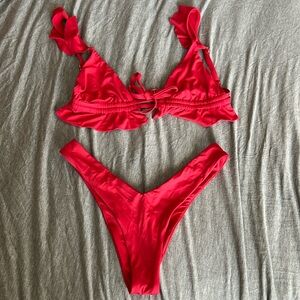 Scarlet Toluca swim